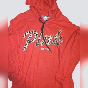 PINK LIGHT HOODIE SIZE M